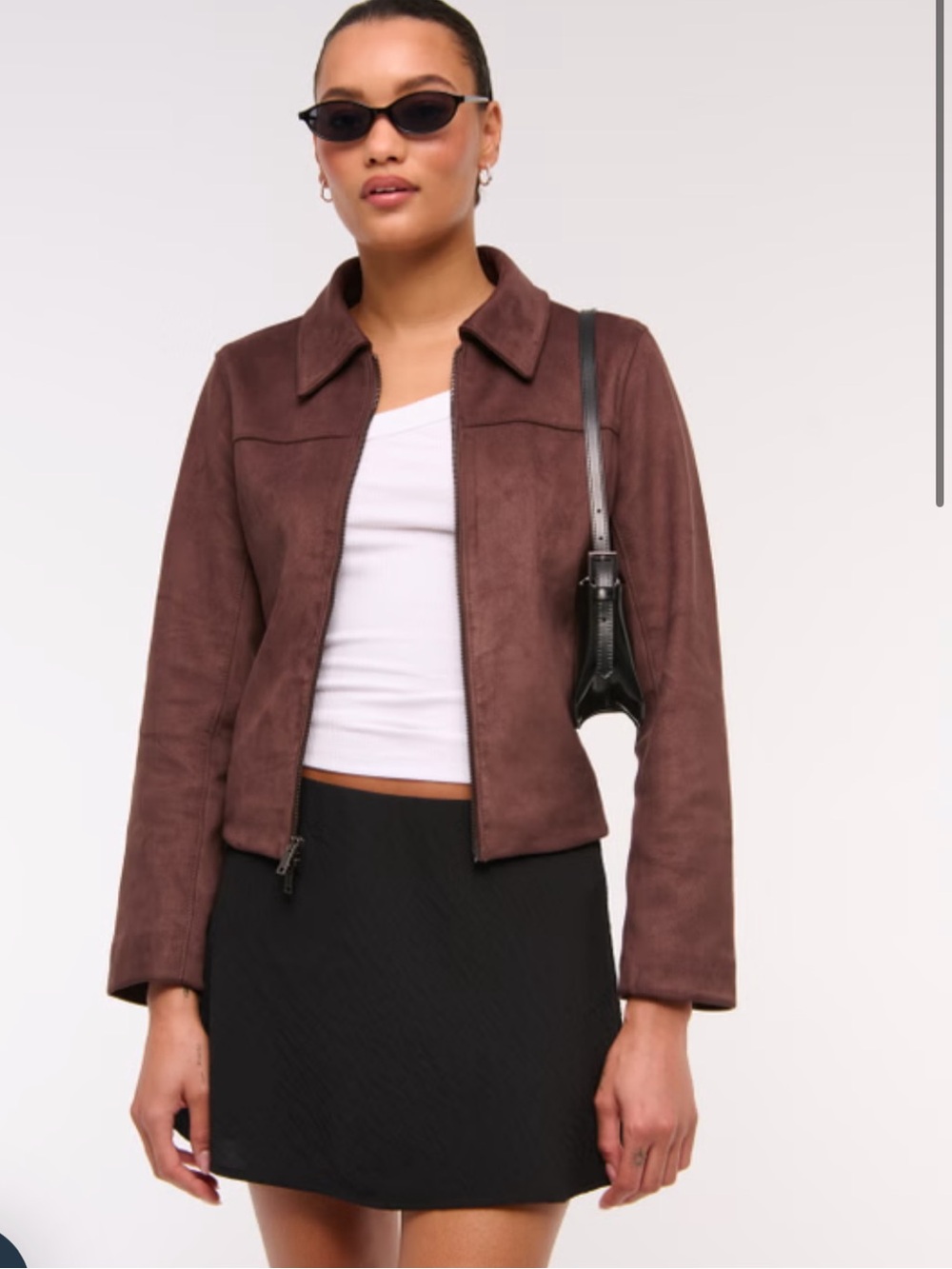 The A&F Sienna Mini Skort- Black